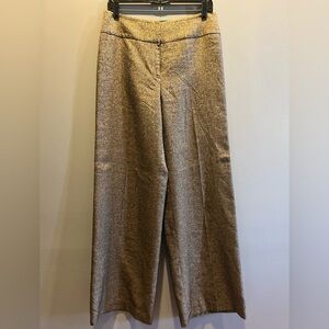 LOFT Brown/Gold Wide Leg Women's Pants